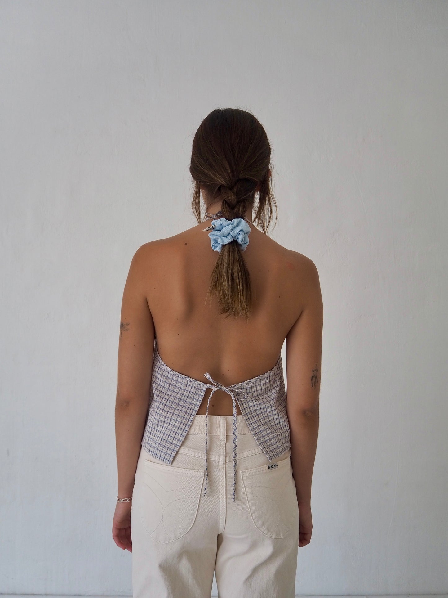 Light Blue Scrunchie Small