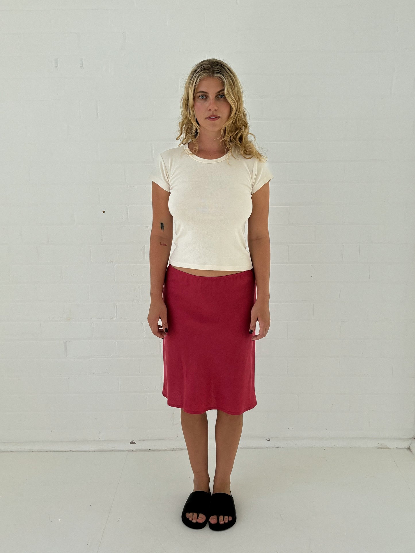 Bias Slip Skirt