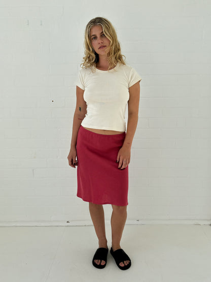 Bias Slip Skirt