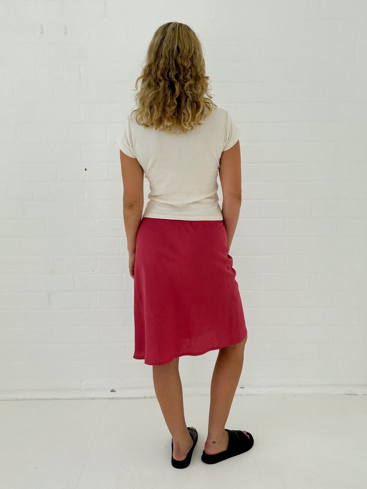 Bias Slip Skirt